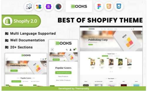 Books Comics–Book Store Premium Responsive Shopify 2.0 Theme