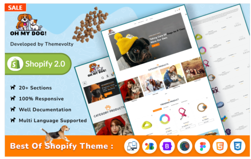 Oh My Dog - Mega Pets Shopify 2..0 Responsive Theme