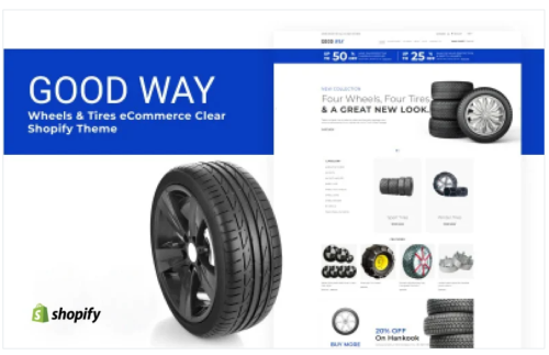 Good Way - Clean Shopify Wheels & Tires eCommerce Theme