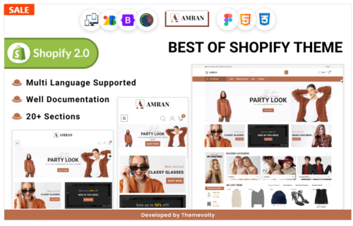 Amran - Mega Fashion Shopify 2.0 Premium Responsive Theme