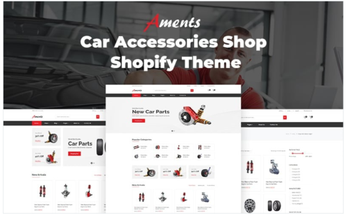 Aments - Car Accessories Shop Shopify Theme
