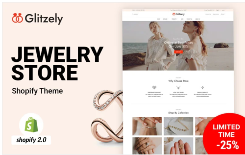 Glitzely Jewelry & Diamond Shopify Theme