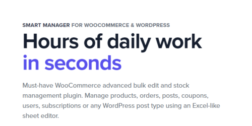 Woocommerce – Smart Manager