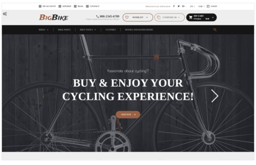 BigBike - Bike Shop Responsive PrestaShop Theme