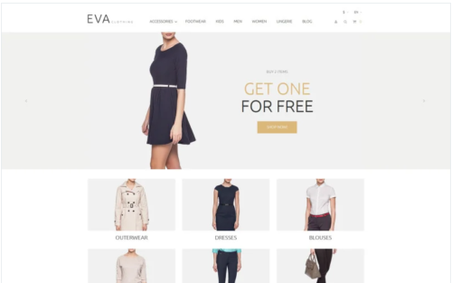EVA Clothing PrestaShop Theme