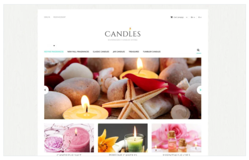 Handmade Candles Store PrestaShop Theme