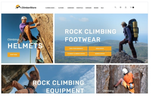 ClimberStore - Climbing higher PrestaShop Theme