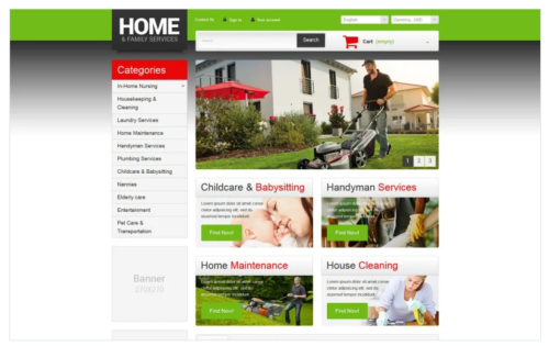 Home Family Services PrestaShop Theme
