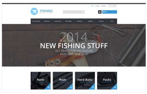 Fishing Store PrestaShop Theme