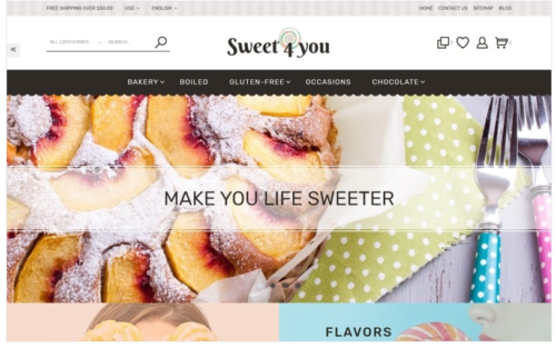 Sweet4you - Sweets Responsive Template for Candy and Cake Shops PrestaShop Theme
