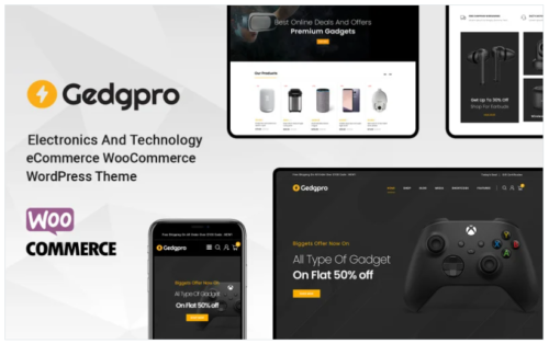 Gedgpro - Electronics and Mobile WooCommerce Theme