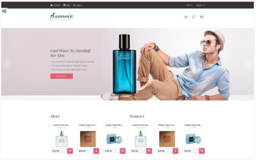 Axonnie - Perfume Store PrestaShop Theme