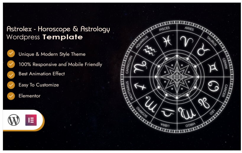 Astrolex - Horoscope & Astrology WordPress Theme