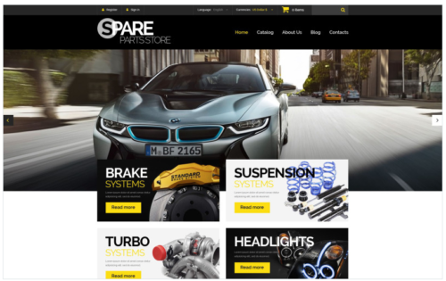 Spare Parts Store PrestaShop Theme