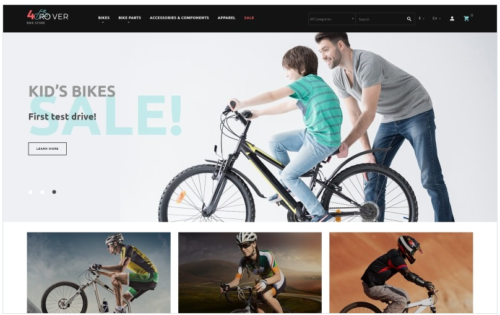 4Rover - Bike Store PrestaShop Theme