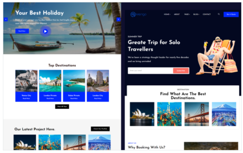 Bamon -­ Travel/Tour Booking Responsive WordPress Theme