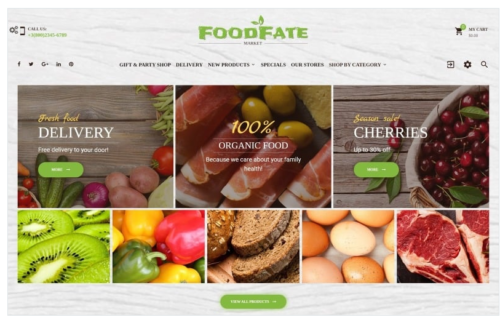 FoodFate - Food Store PrestaShop Theme
