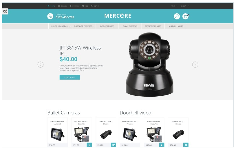Mercore - Safety Equipment Store PrestaShop Theme
