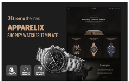 Watches Store Website Template Shopify Theme