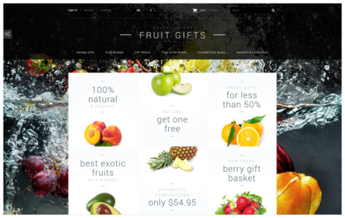 Fruit Gifts Store PrestaShop Theme