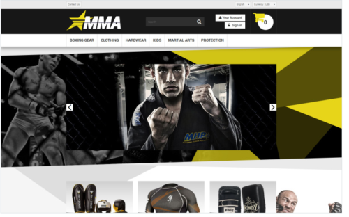 MMA Store PrestaShop Theme