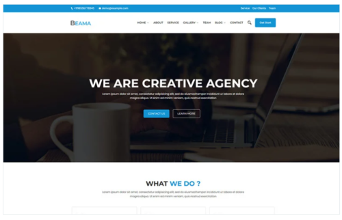 Beama - Agency Business WordPress Theme