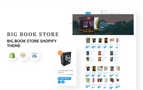 Big Book Store - eCommerce Shopify Theme