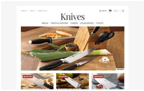 Knives Store PrestaShop Theme