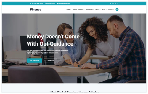 Finence - Financial & Commercial WordPress Theme