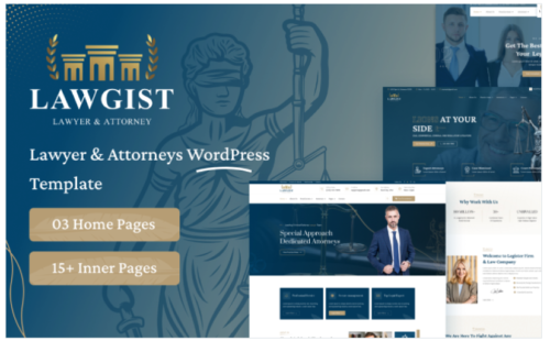 Lawgist - Attorney & Lawyers WordPress Theme