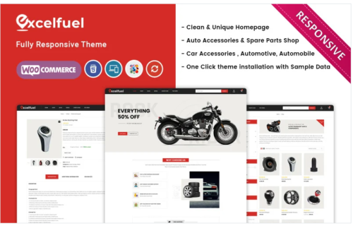Excelfuel - The Automobile Store Responsive WooCommerce Theme