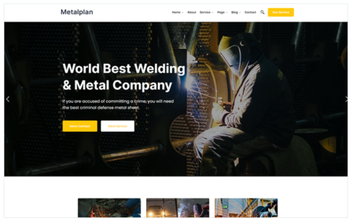 Metalplan - Metal Company WordPress Theme