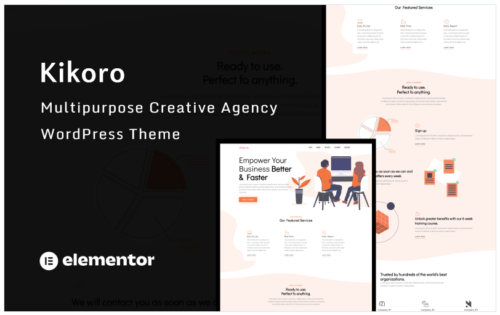 Kikoro - Creative Agency WordPress Theme