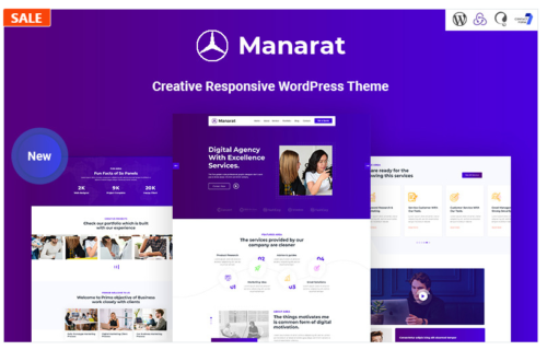 Manarat - Creative Responsive WordPress Theme