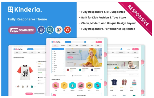 Kinderia - The Mega Kids Fashion Store WooCommerce Theme