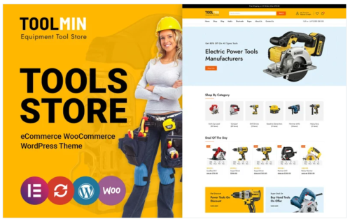 ToolMin - Power Equipment Tools WooCommerce Theme