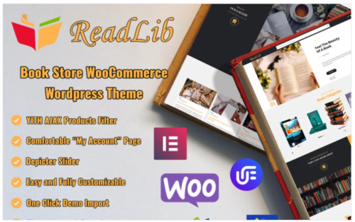 ReadLib - Book Store WooCommerce Theme