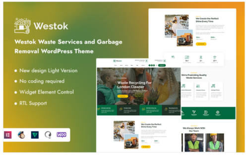 Westok - Waste Services and Garbage Removal WordPress Theme