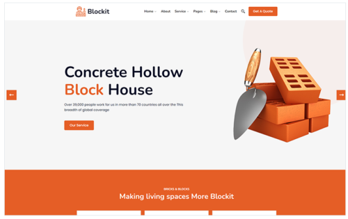Blockit - Block It Design WordPress Theme