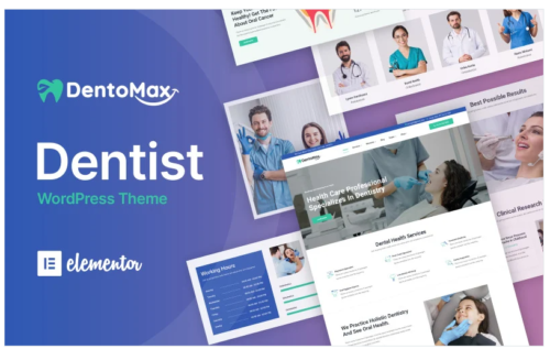 DentoMax - Dentist, Medical and Healthcare WordPress Theme