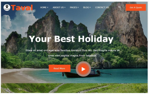 Taval - Tour and Travel Booking WordPress Theme