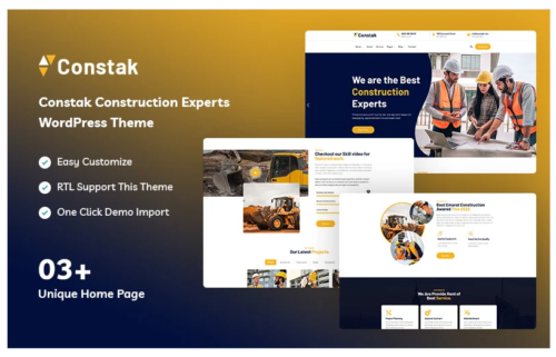 Constak - Construction Experts WordPress Theme