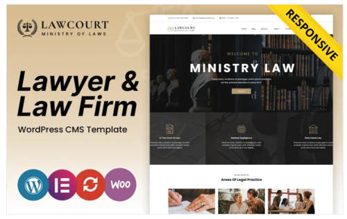 Lawcourt - Attorney and Lawyers WordPress Theme