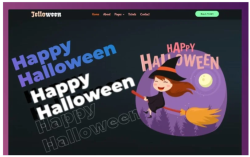 Jelloween - Halloween Party WordPress Theme