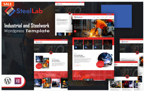 Steellab - Industrial and Steelwork Wordpress Template
