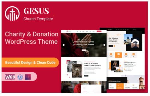 Gesus - Charity & Donation WordPress Theme