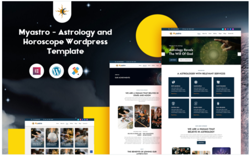 Myastro - Astrology and Horoscope Wordpress Template