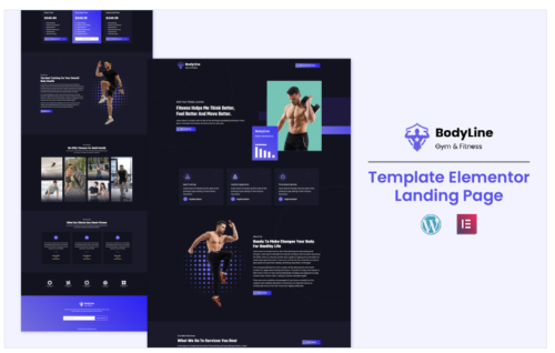 Bodyline Gym - Health and Fitness Services Landing Page