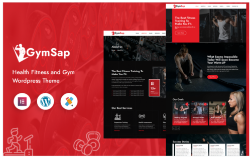 Gymsap Health Fitness and Gym Wordpress Theme
