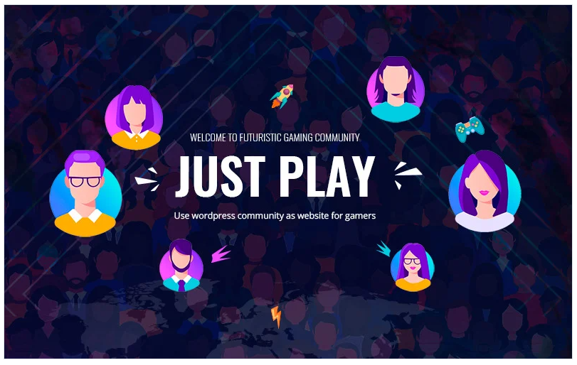 PLAY - Gaming Community WordPress Theme